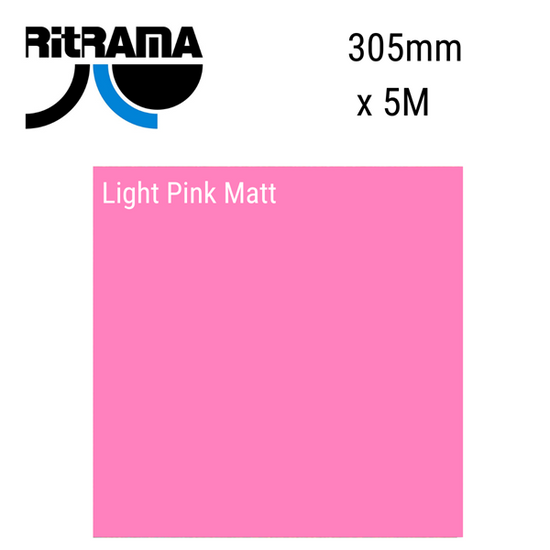 Ritrama Vinyl M Grade Matt Light Pink 305mm x 5m