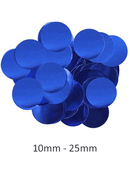Oaktree Metallic Blue Foil Confetti 10mm x 50g