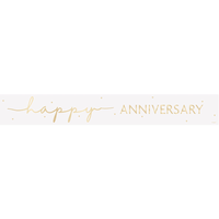 Unique Banner Happy Anniversary 9ft
