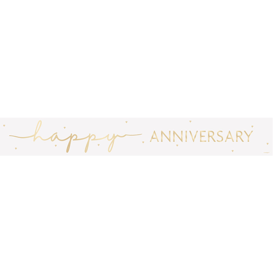 Unique Banner Happy Anniversary 9ft