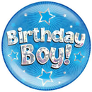 Oaktree Badge Birthday Boy Blue Jumbo 6