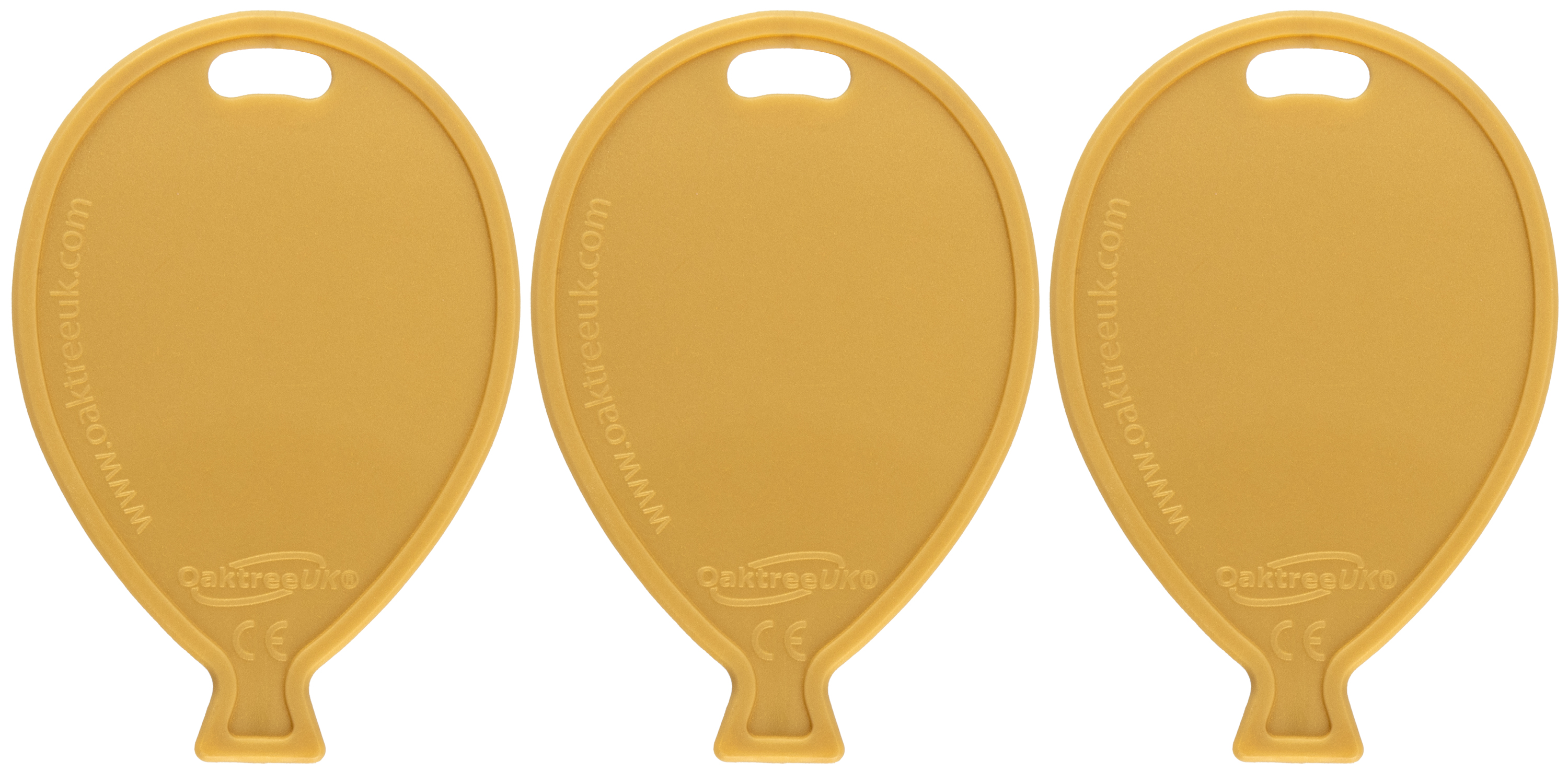 Oaktree 50 Pack Balloon Shaped Weight Gold