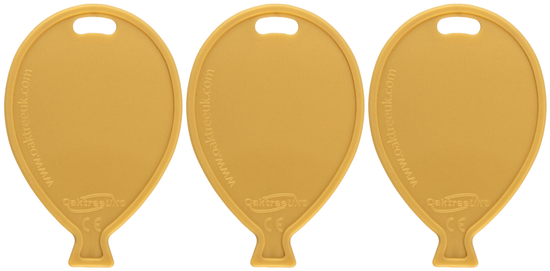Oaktree 50 Pack Balloon Shaped Weight Gold
