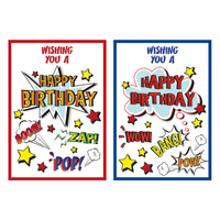 Poppyhill 12 Pack Cards C50 Birthday Open