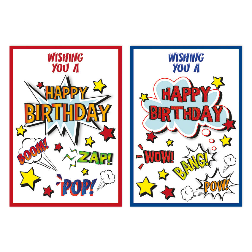 Poppyhill 12 Pack Cards C50 Birthday Open
