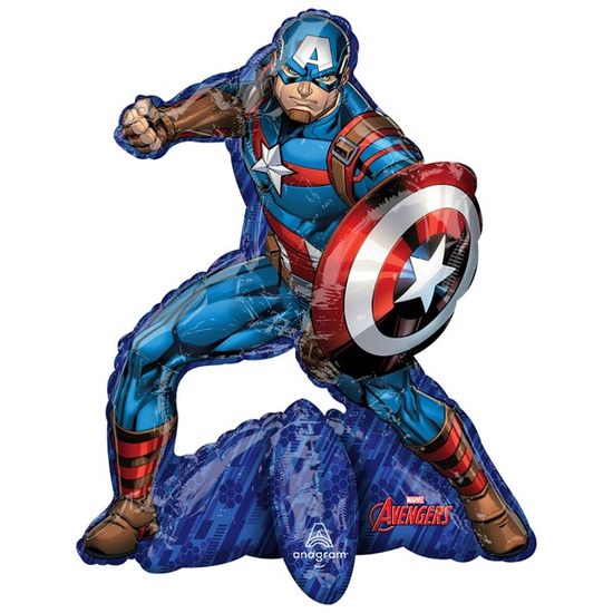 Anagram Captain America 26" Sitter Foil Balloon