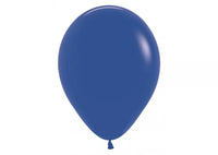 Sempertex Fashion Royal Blue 12-inch latex balloons, 12-pack, ideal for decorating and party celebrations.