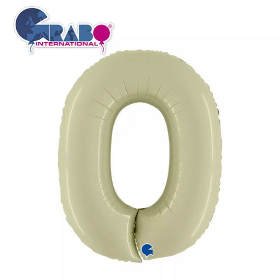 Grabo Foil Balloon Olive Green 40" Numbers 0-9