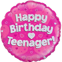 Oaktree Teenager Pink 18" Foil Balloon
