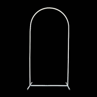 Arch Frame With Stand White 2M