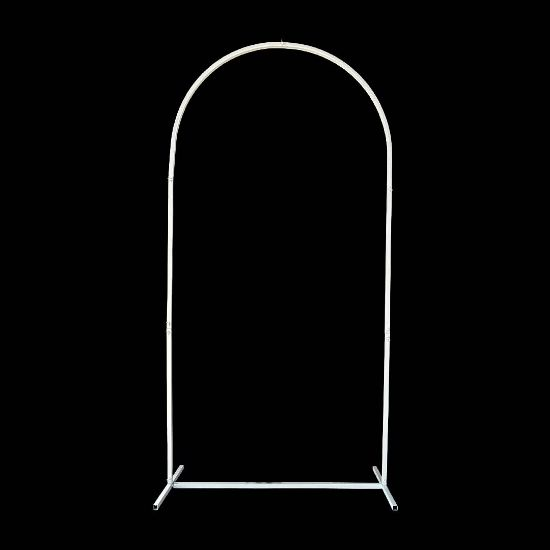 Arch Frame With Stand White 2M