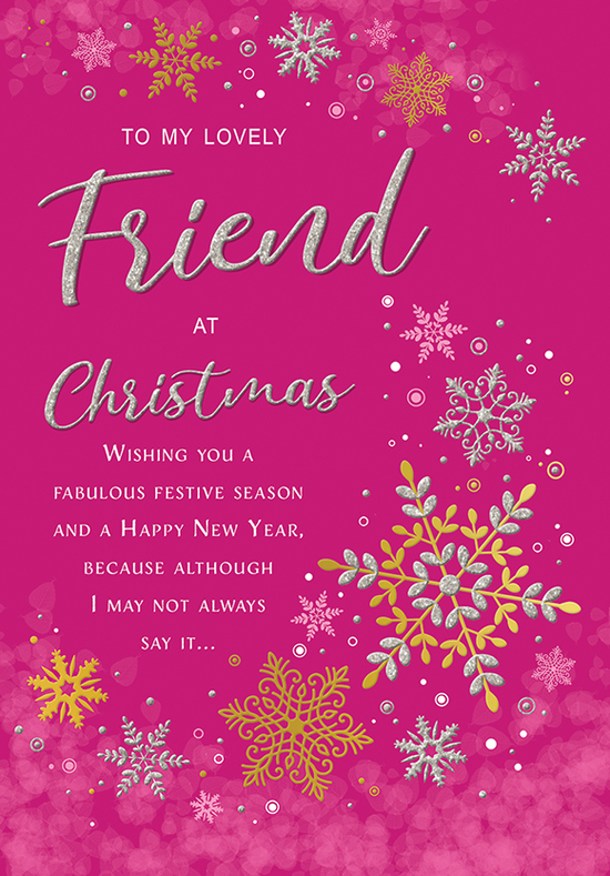 Regal 6 Pack C75 Cards Christmas Friend