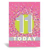 Prelude Pzazzle C50 Birthday Age 11 6pk