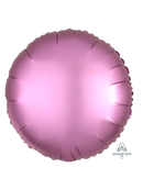 Anagram Foil Balloon Satin Luxe Pink Round 18"