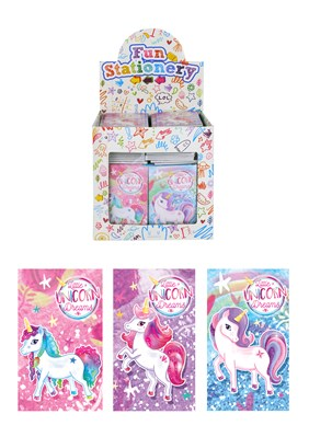 Henbrandt 168 Pack Party Favours Unicorn Notebook