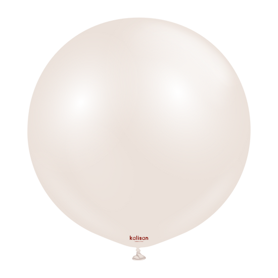 Kalisan 2 Pack Latex Balloons Aura Beige Cream 24
