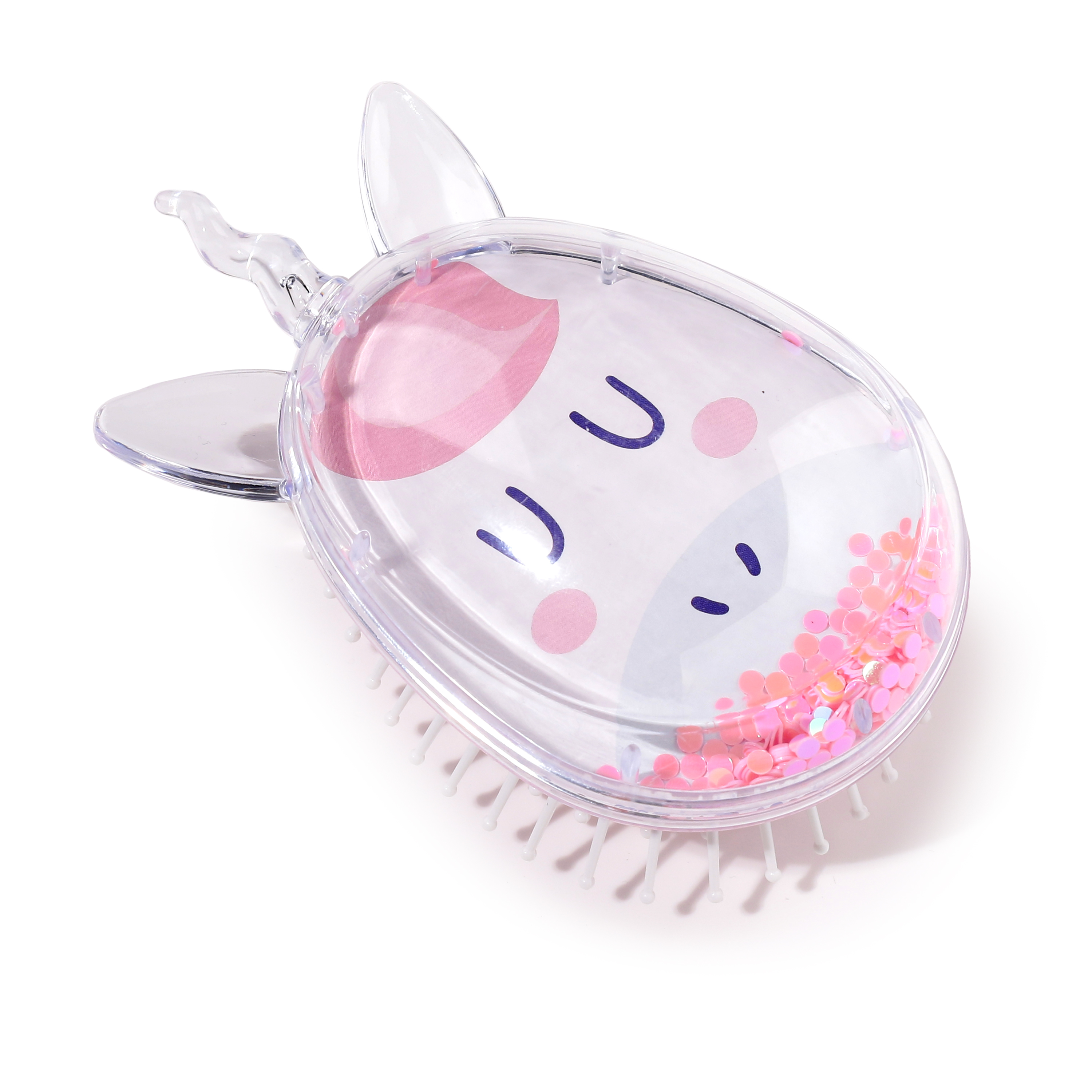 Shaped Glitter Hair Brush Unicorn Magic