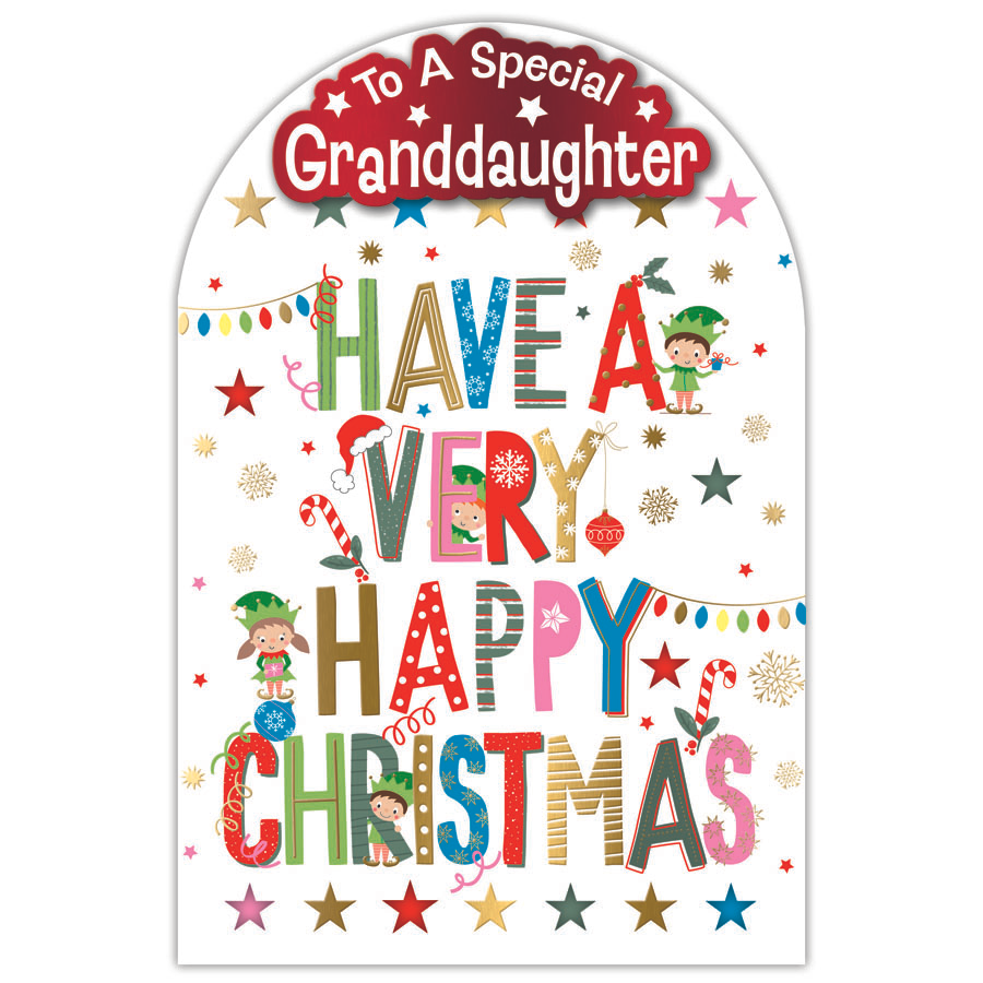 Prelude 6 Pack Cards C75 Christmas Granddaughter