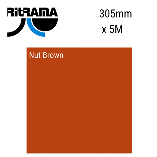 Ritrama Vinyl Optimum Gloss Nut Brown 305mm x 5m