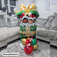 Unique Foil Balloon Elf On The Shelf 34"