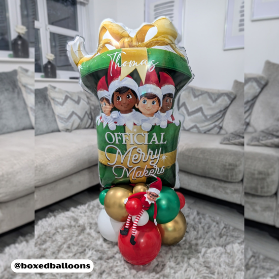 Unique Foil Balloon Elf On The Shelf 34"