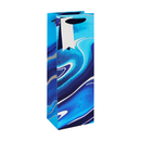 Eurowrap 6 Pack Gift Bag Blue Marble Bottle