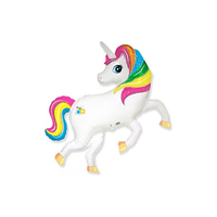 Rainbow Unicorn 14" Mini Shape Foil Balloon