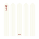 Kalisan 100 Pack Latex Balloons Retro White 260