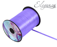Lavender Eleganza balloon ribbon, 5mm wide, 500 yards, soft satin finish, ideal for decorating and gift wrapping.