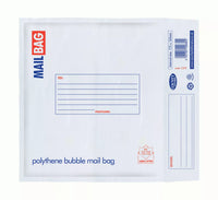 Set of ten County Stationery bubble mailing bags designed for secure CD shipping, with padded protective bubble lining.