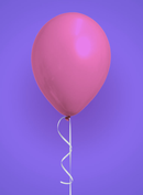 8pk Latex Balloons Pink