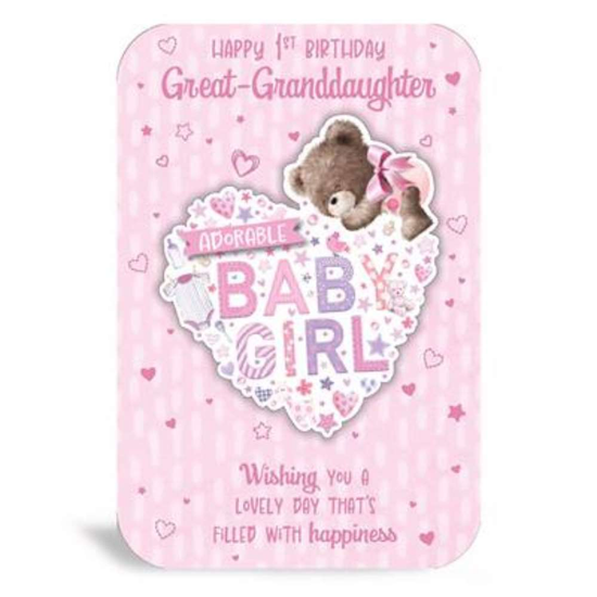 Prelude C75 Birthday Age 1 Granddaughter 6pk