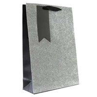 6pk Giftbags Double Bottle Silver