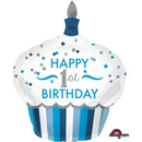 1st Birthday 36" Supershape Foil Balloon