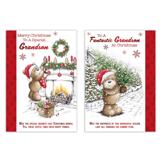 Poppyhill 12 Pack Cards C50 Christmas Grandson
