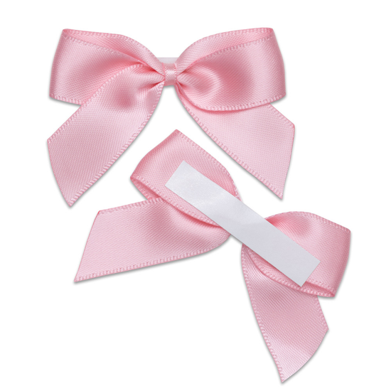 Italian Options 12 Pack Ribbon Bows Pink 5cm