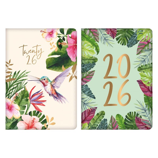 Diary Organiser A6 DAP Tropical 2027 6pk