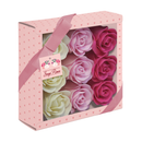 Pink Soap Roses Gift Box 9pk