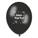 6 x 8pk Latex Balloons Hen Party