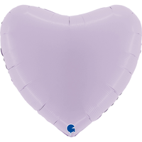 Grabo Foil Balloon Matte Lilac Heart 36"