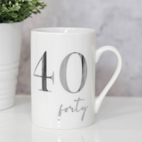 Milestones Mugs Age 40 11oz