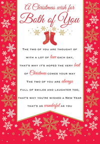 Regal 6 Pack C75 Cards Christmas Both Of You