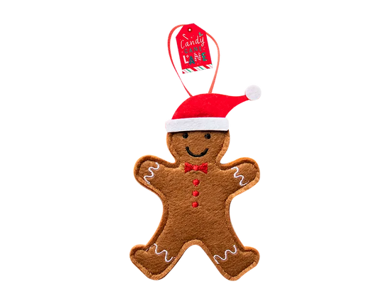 Gem Imports Decoration Felt Gingerbread Man
