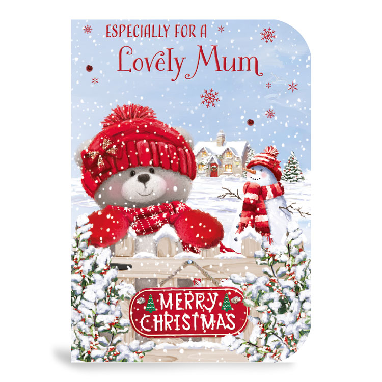 Prelude 6 Pack Cards C90 Christmas Mum Cute