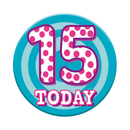 Small Badges Age 14 & 15 Female 6pk