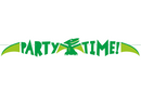 Unique Banner Dinosaur Party Time 4.5ft