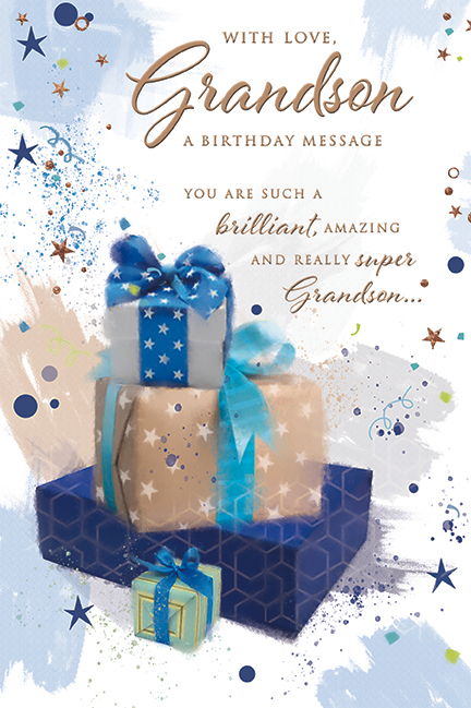Simon Elvin C75 Birthday Grandson 6pk