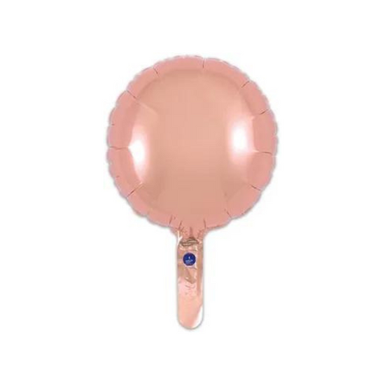 Oaktree Rose Gold Round 9" Foil Balloon (Loose)