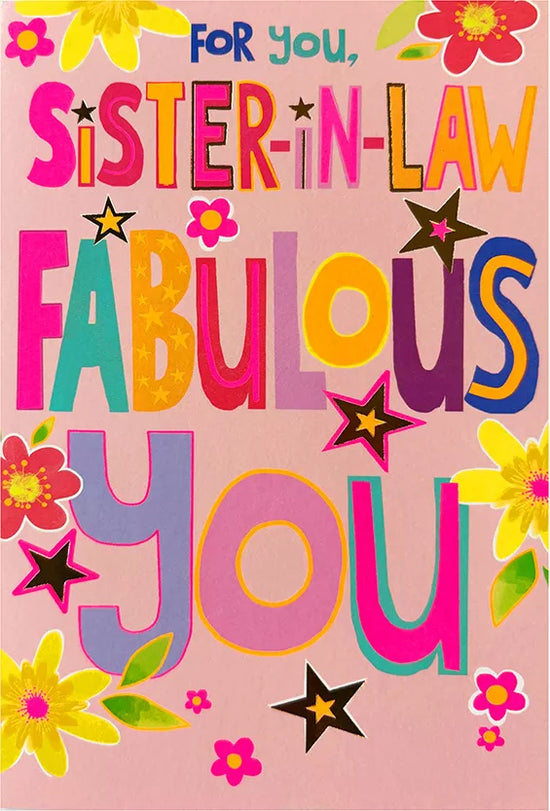 Simon Elvin C50 Birthday Sister-in-Law 6pk
