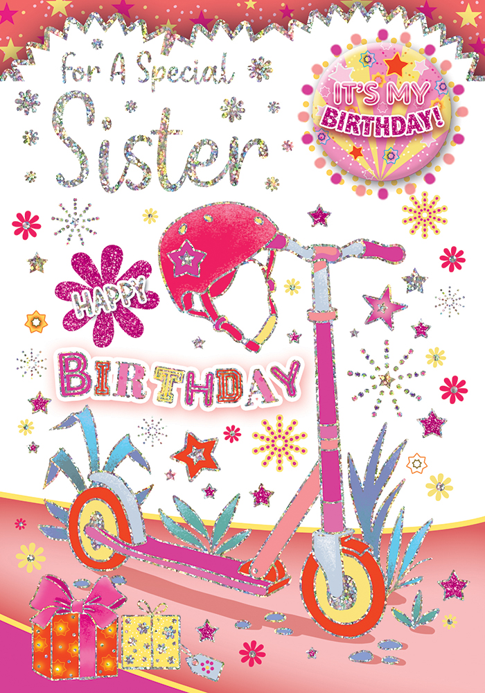 Xpress Yourself C50 Birthday Sister 6pk